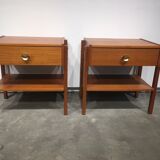 Teak bedside tables circa 1960