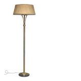 1950s floor lamp published by Maison Arlus, vintage standing lamp.