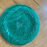 Gien leaf slip dessert plates