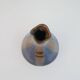 Fournier Demars vase in blue enameled ceramic
