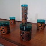 Copper and Glass Set by Nanny Still for Raak Amsterdam, 1970s, Set of 5