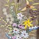 MCM needlepoint wall art - wild flower bouquet