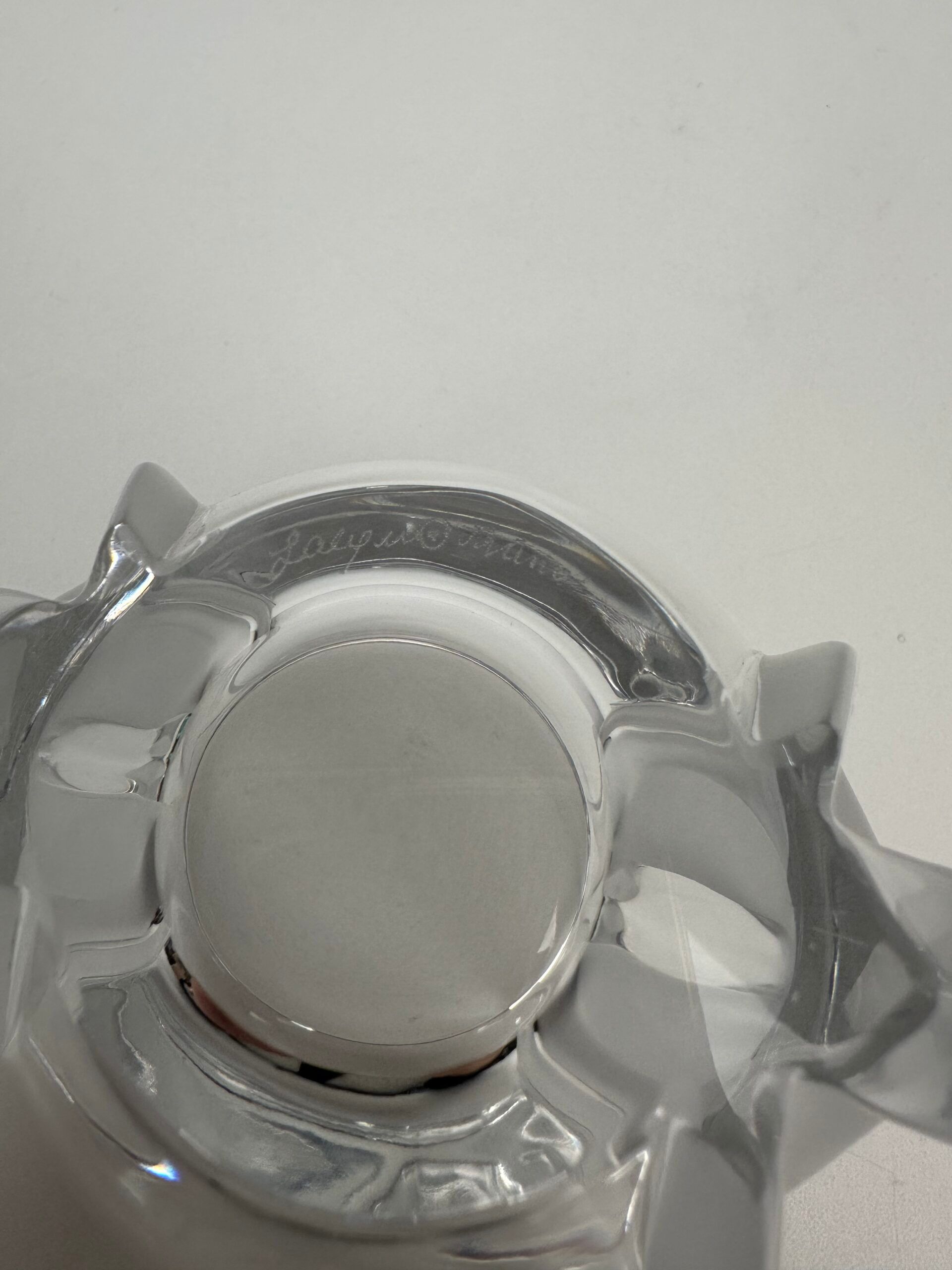 Lalique Vase Two Tulips