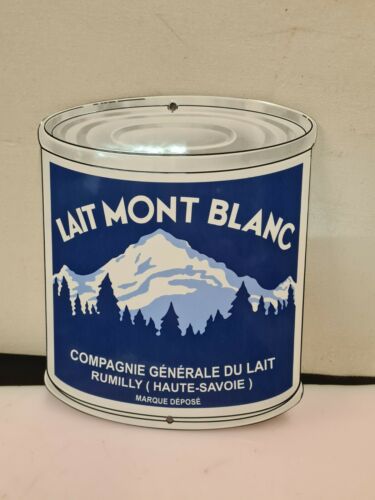 mont blanc enamelled plate