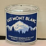 mont blanc enamelled plate