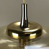 60s 70s lamp hanging lamp ball lamp bubble brass glass space age design