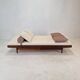 Teak Daybed with Hermes Cushions and Bolster, 1960s