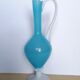 Blue opaline ewer or vase
