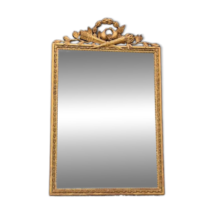 Miroir louis XVI en bois