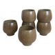 6 sandstone ball mugs