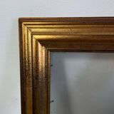 Glazed wooden frame