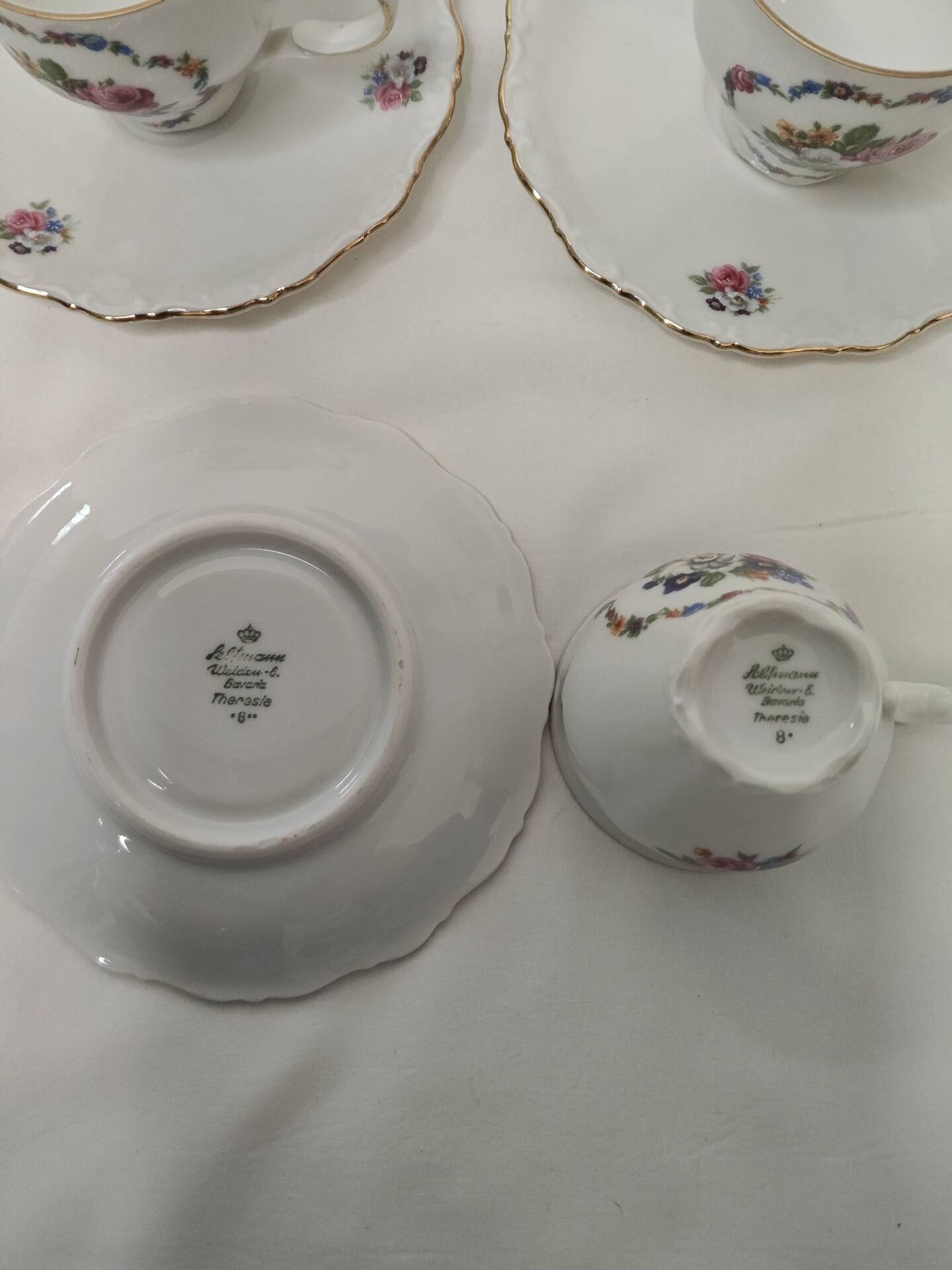 Bavarian tea cups