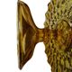 Compotier ancien verre jaune