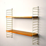 Vintage wall shelf with two shelves
