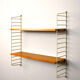 Vintage wall shelf with two shelves