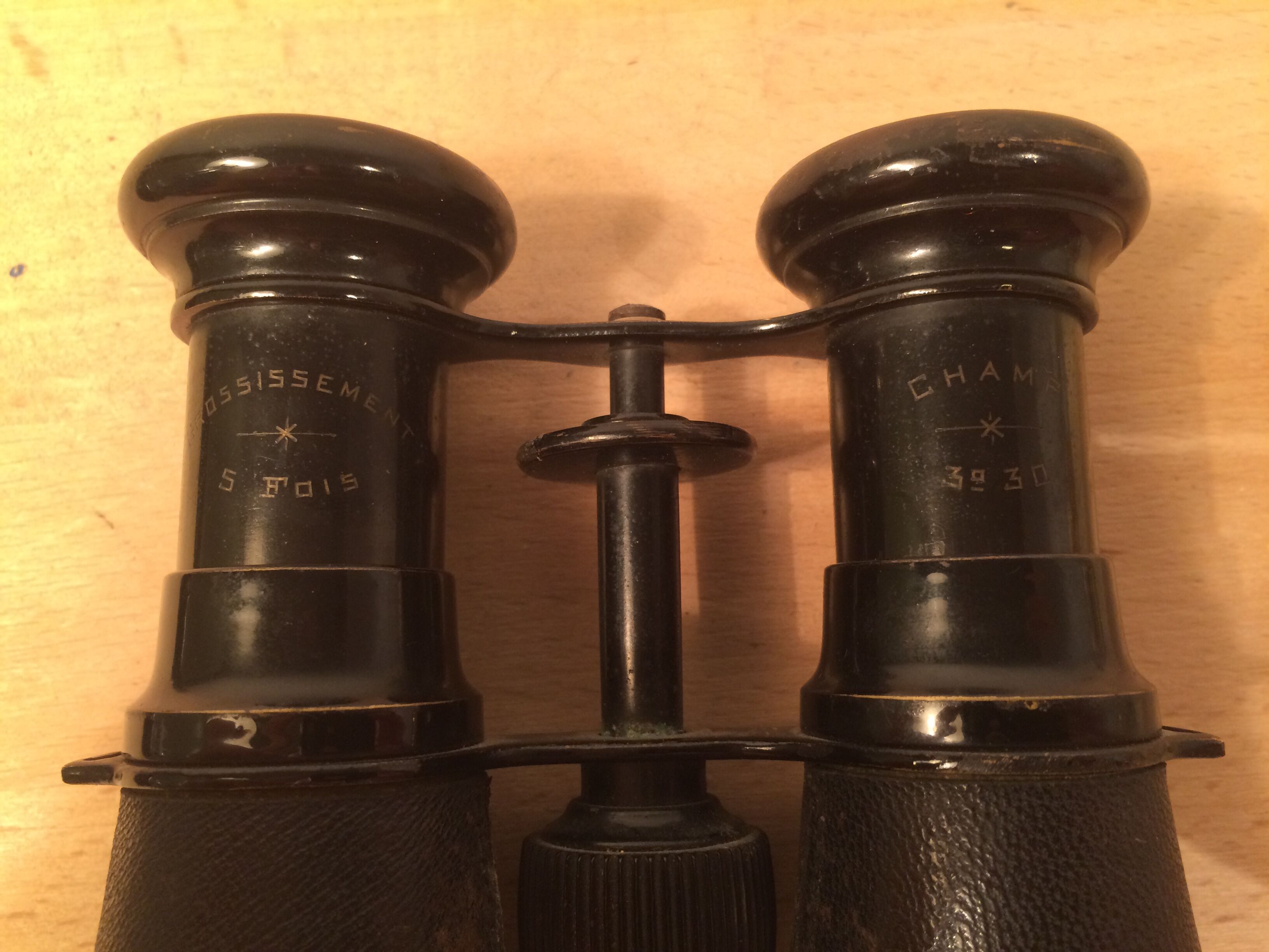 Pair of vintage military binoculars object of curiosity