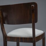 Art Deco Makassar dining chairs, 1930s, set of 4
