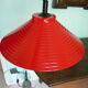 Red metal suspension with "up, down" system
