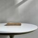 Travertine soap dish / pocket emptier, Italy 1970