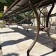 Banc de jardin en fer forgé artisanal