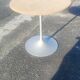 Table with tulip base in cast aluminum, circa 1960/70