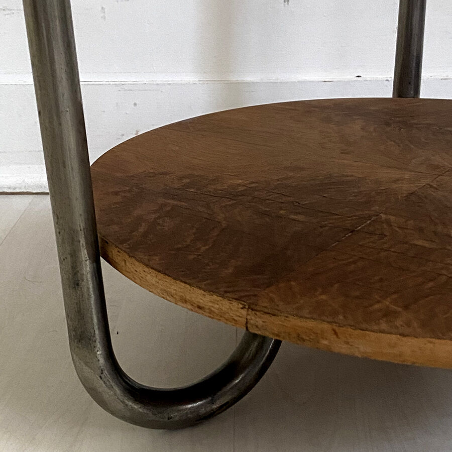 Vintage pedestal table 50's