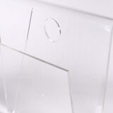 transparent plexiglass review door 1970