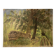 Vintage landscape painting