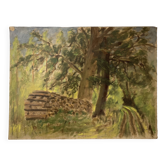 Peinture de paysage vintage