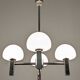 4-light space age chandelier from the 60s/70s