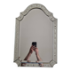 Vintage Venetian Beveled Edge Mirror with Engravings and Cabochons, 1950s, 62 x 44 cm
