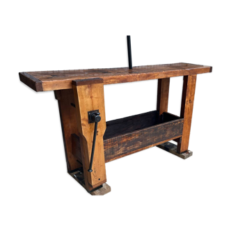 Renovated old workbench