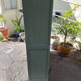Art Deco 3-door glass bookcase