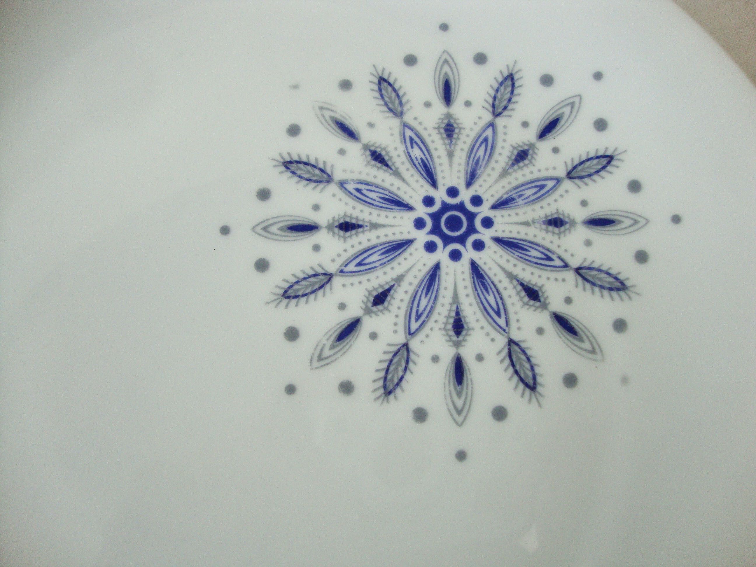 Set of 12 flat plates and 1 Bareuther dish