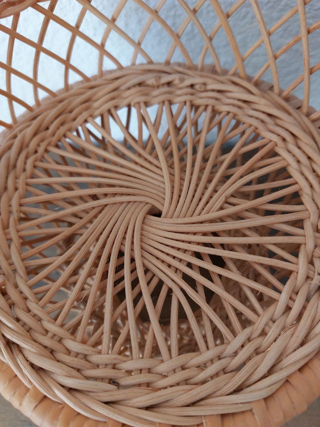 Small emmanuelle armchair for vintage doll wicker / rattan new
