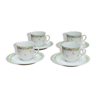 Limosges porcelain fruit decor coffee set