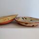Decorated terracotta duo of dishes