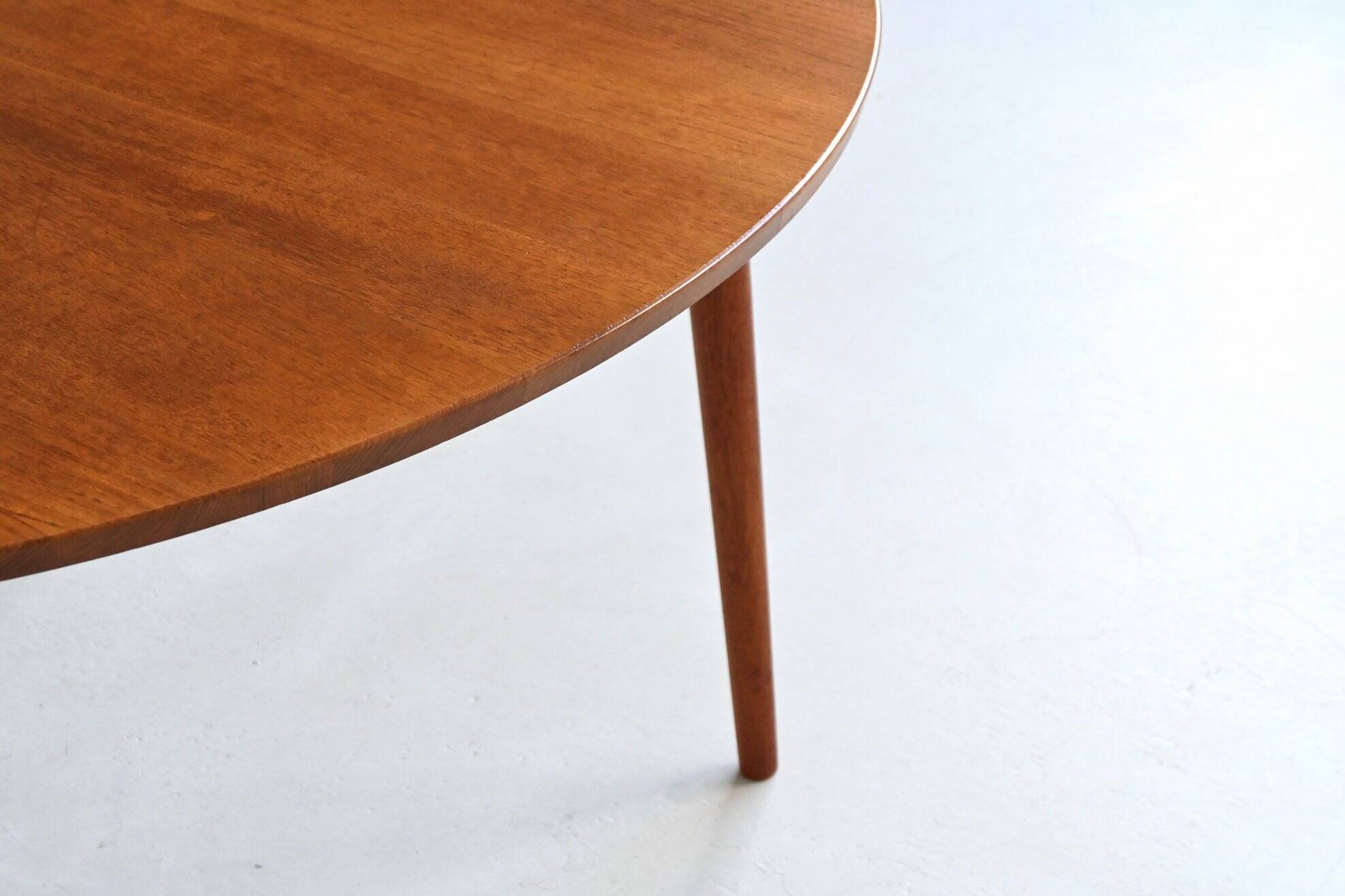 France & Son round dining table in teak Cado Denmark 1960