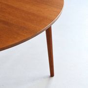 France & Son round dining table in teak Cado Denmark 1960