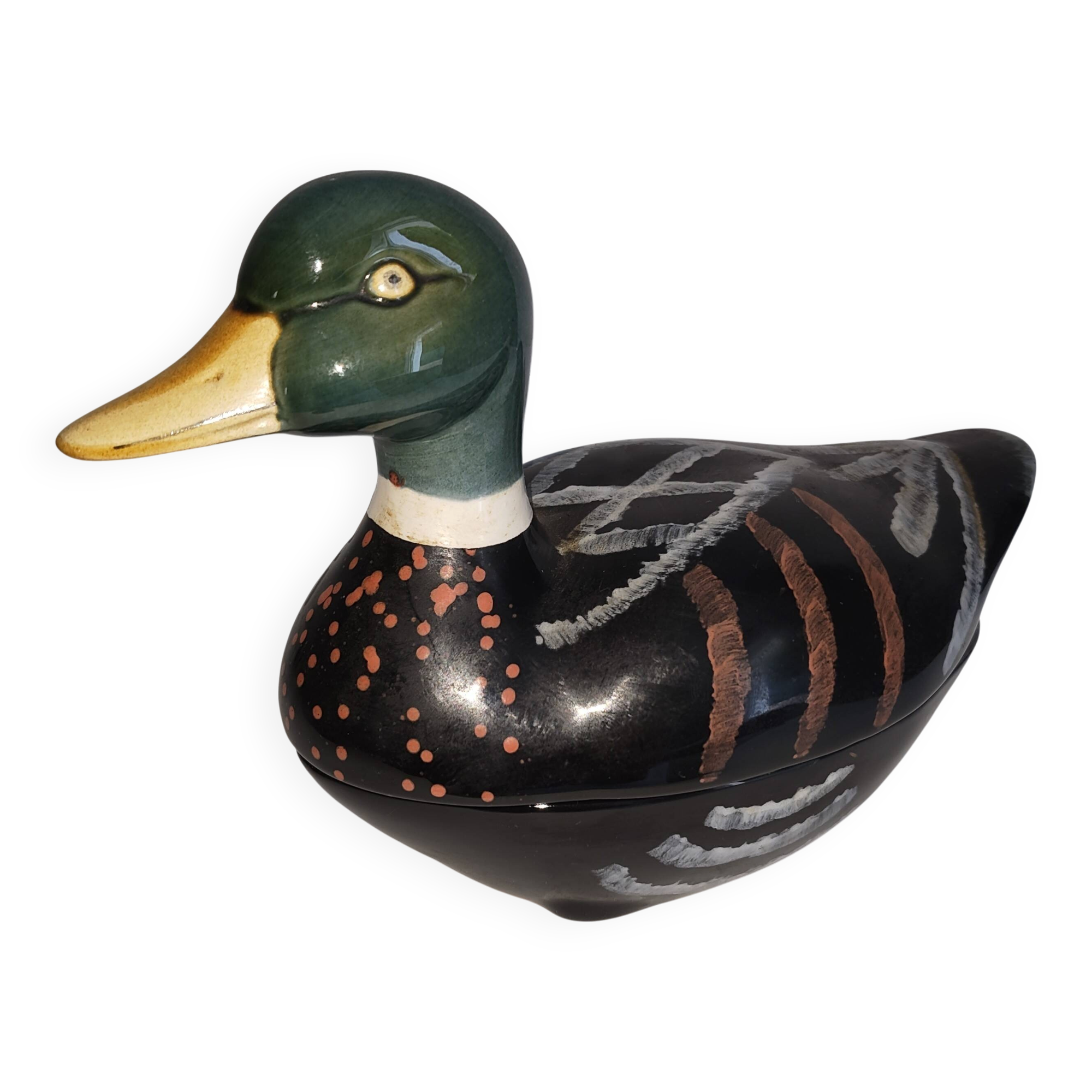 Duck Terrine in earthenware – Michel Caugant – Vintage