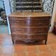 Curved oak chest of drawers in Louis XV style
