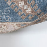 Tapis bleu turc Oushak 110 x 181 cm