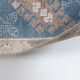 Tapis bleu turc Oushak 110 x 181 cm
