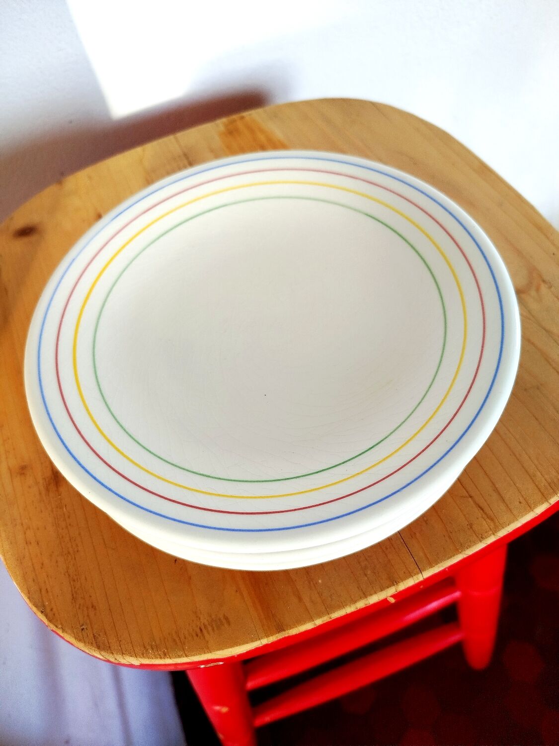 Set of 4 dessert plates