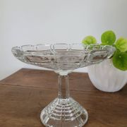 Stemmed glass bowl