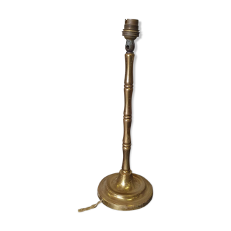 Fake bamboo brass lamp foot