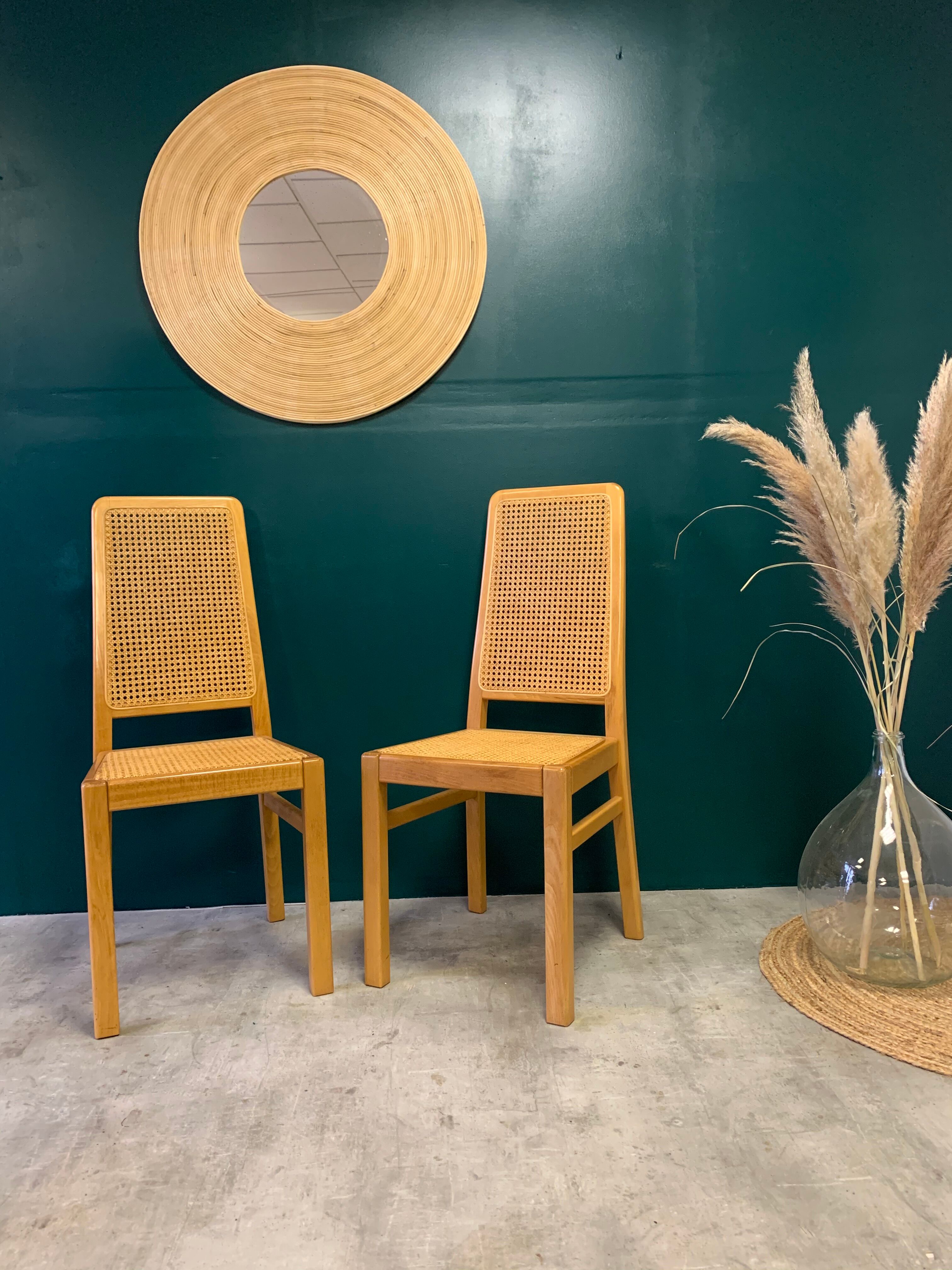 Series of 6 Nordic chairs
