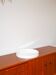 White plexi cap mirror Made in France Registered model, Design, 1970