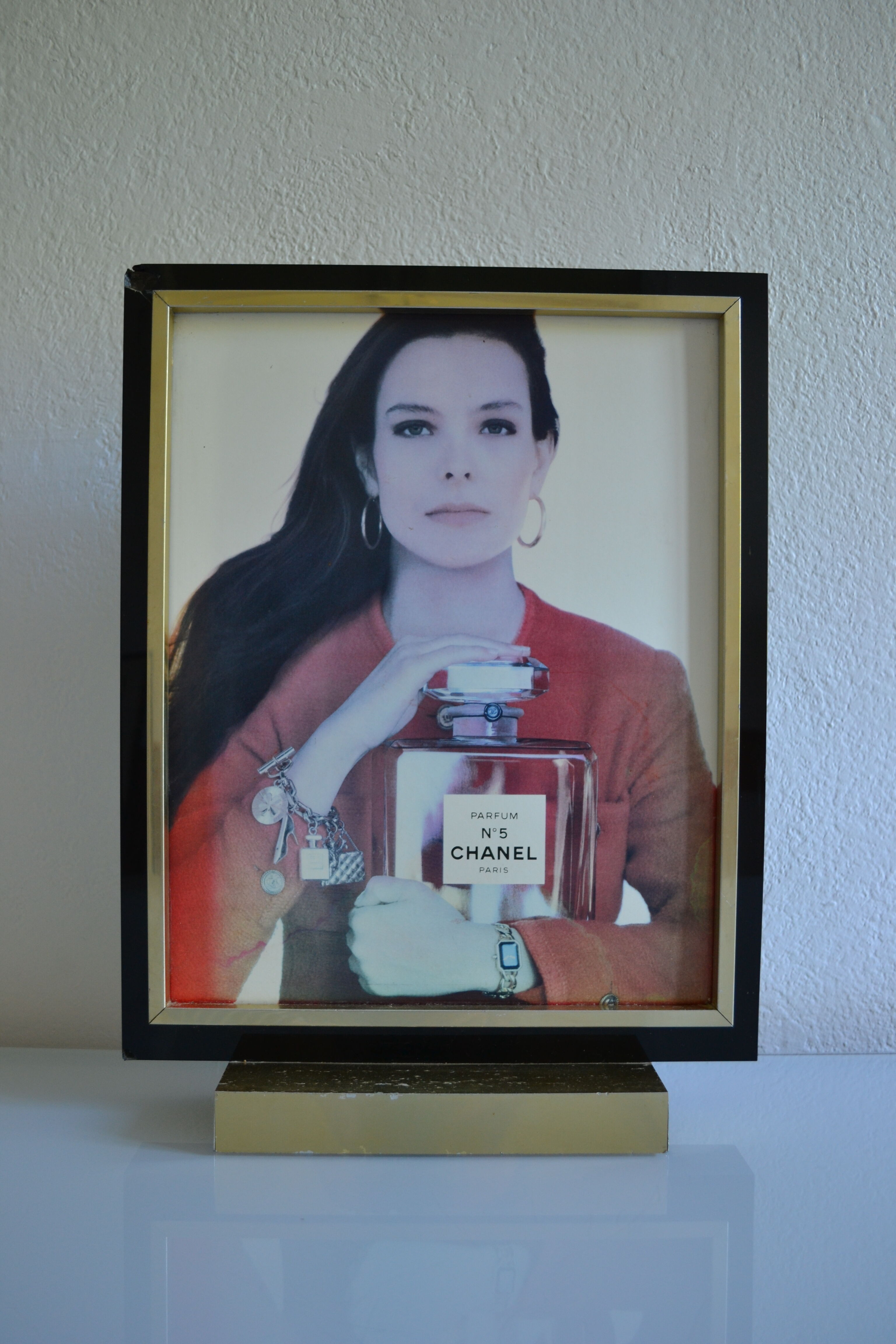 Vintage chanel boutique advertising sign n°5