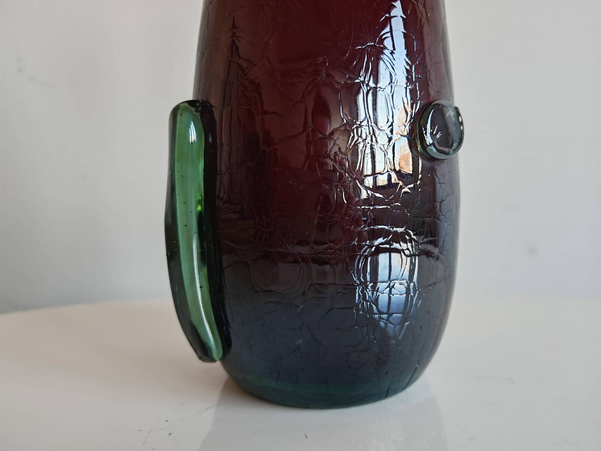 Vase en verre de Murano Mid Century Modern par Luciano Ferro 1950s